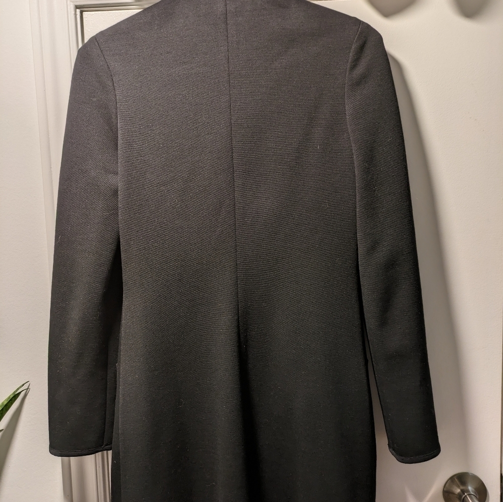 Emanuel Ungaro Black Blazer Coat Minimalist Designer Jacket  Size XS  R1 - Picture 4 of 14